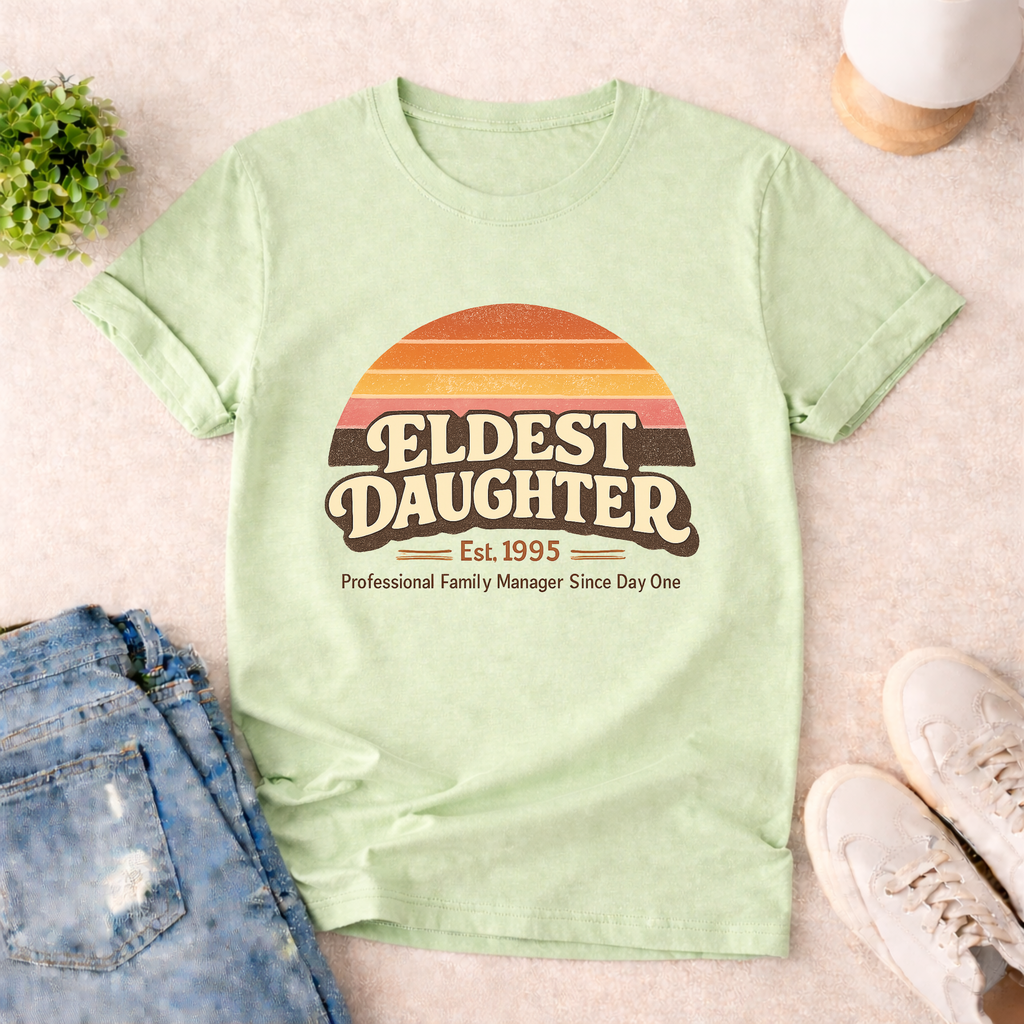 VINTAGE RETRO ELDEST DAUGHTER ~ T-SHIRT