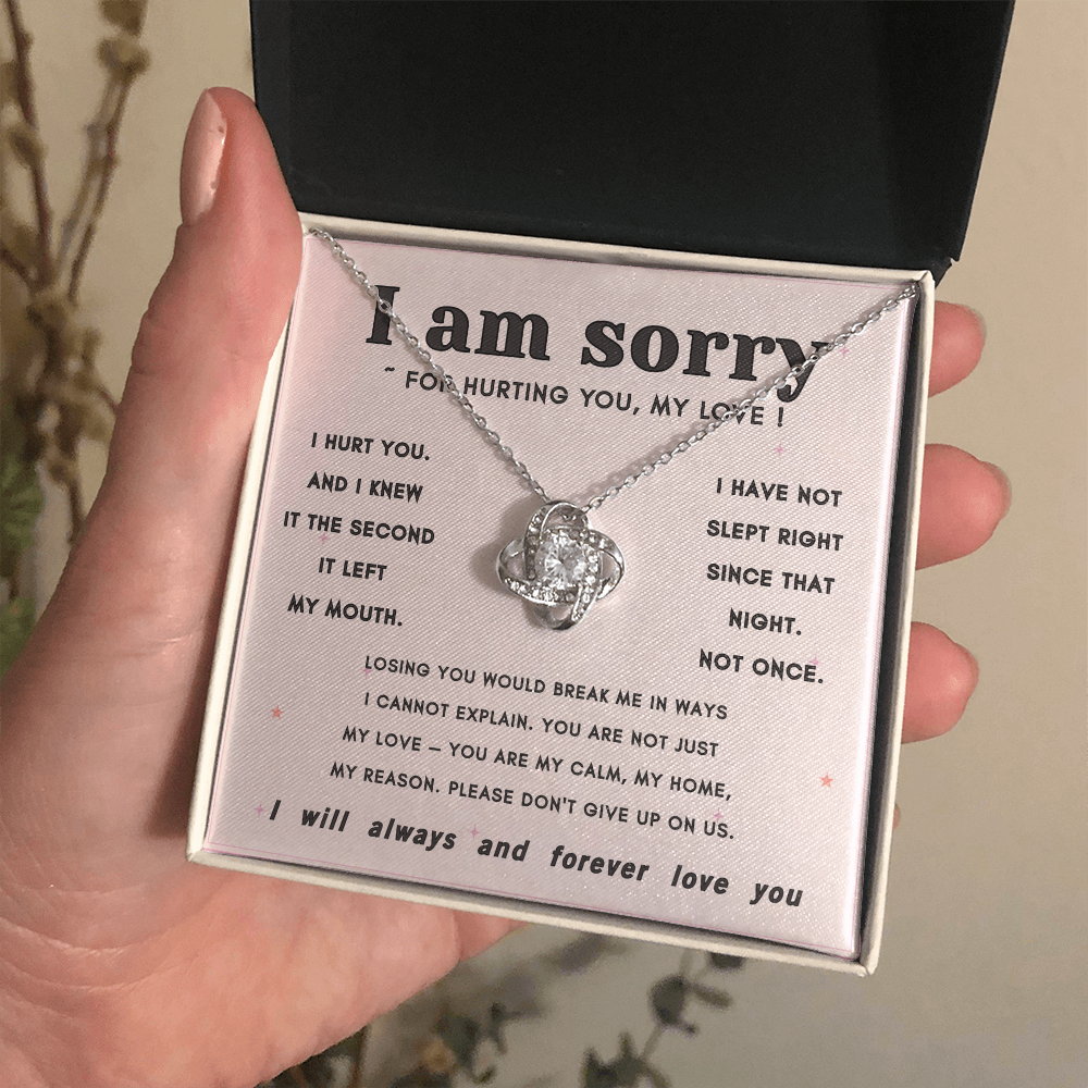 I Am Sorry Necklace – Apology Premium Gift