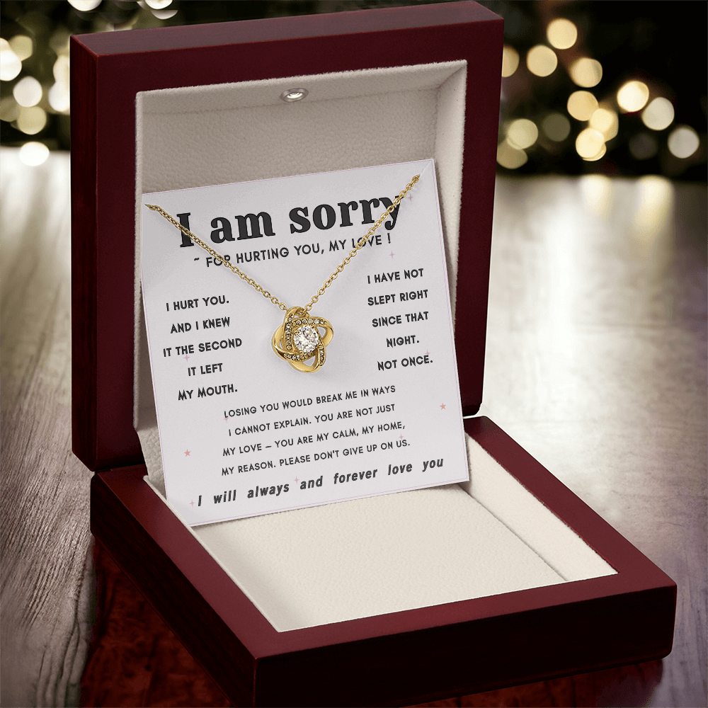 I Am Sorry Necklace – Apology Premium Gift