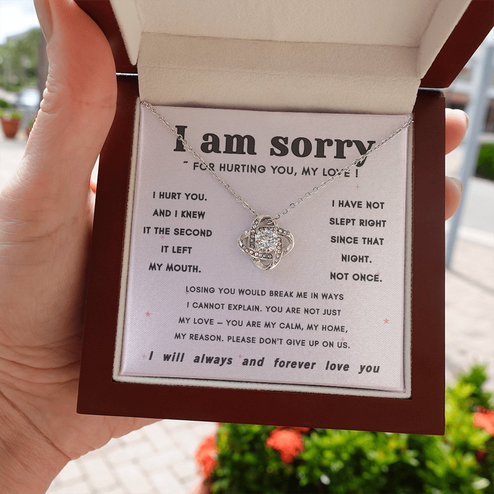 I Am Sorry Necklace – Apology Premium Gift